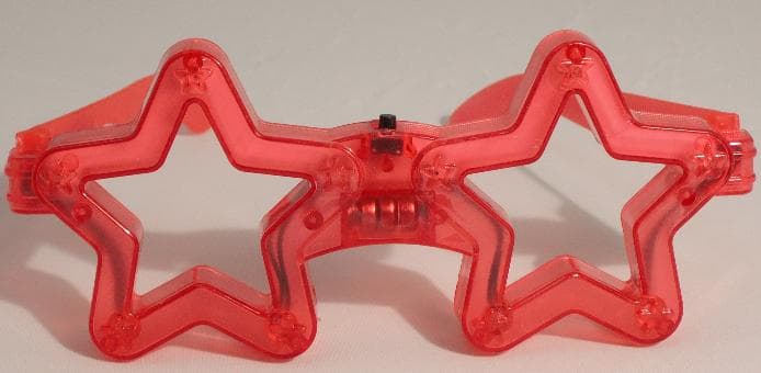 Chuck E Cheese's Light-up Rings and Star Glasses - Image 4