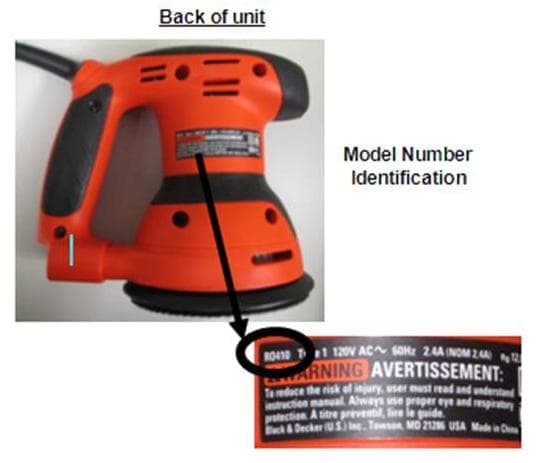 Black & Decker Random Orbit Sanders - Image 1