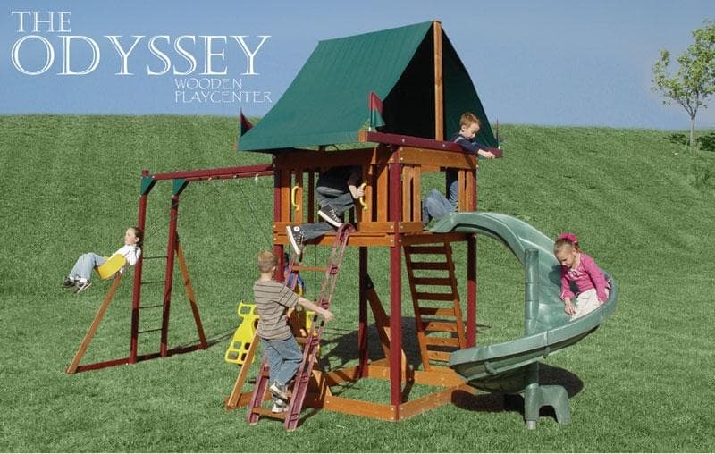 Adventure Playsets Wooden Swing Sets - Image 1