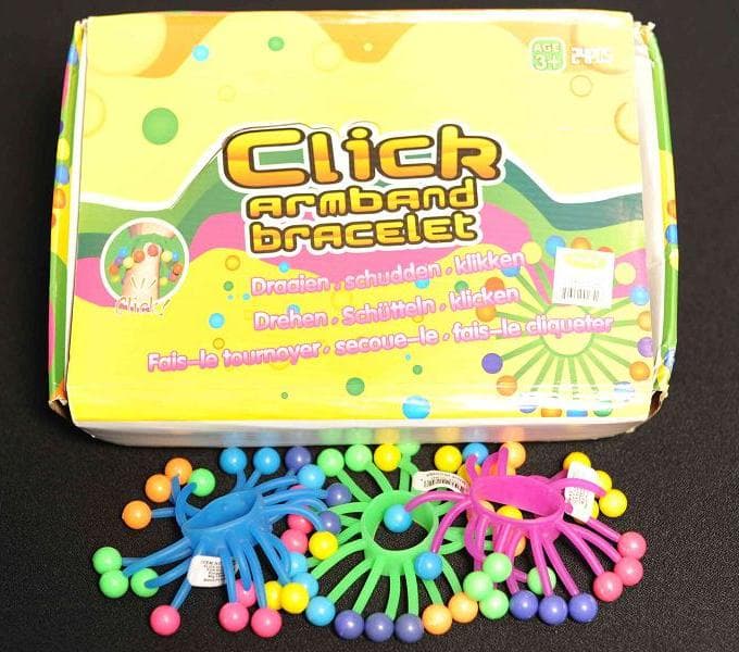 Click Armband Bracelets, Klick Klick Balls and BoBo Balls - Image 1