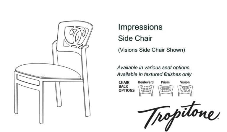 Tropitone Impressions Side Chairs (including replacement units recently issued to customers) - Image 1