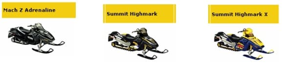 2005 Mach Z® 995 and Summit® 995 Ski-Doo® Snowmobiles without functional electric starter - Image 1