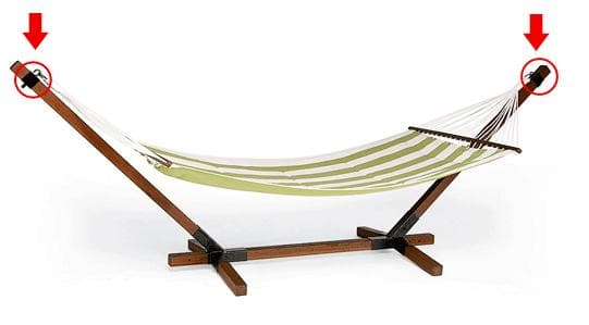 Wooden Hammock Stands - Image 1