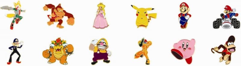 Character-themed lapel pins - Image 1
