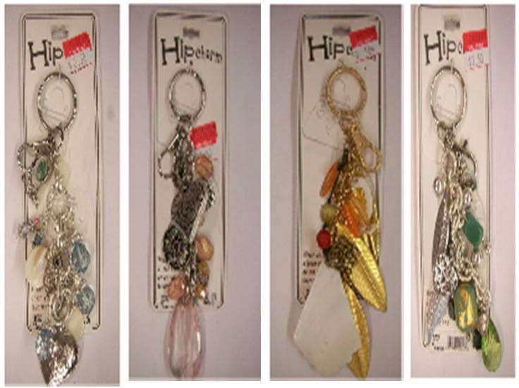 Hip Charm Key Chains - Image 1