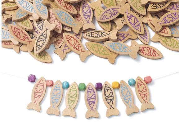 Jesus Fish Beads - Image 1