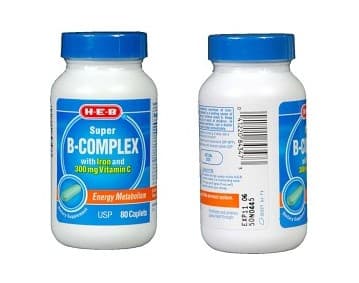H.E.B. vitamins with iron - Image 1