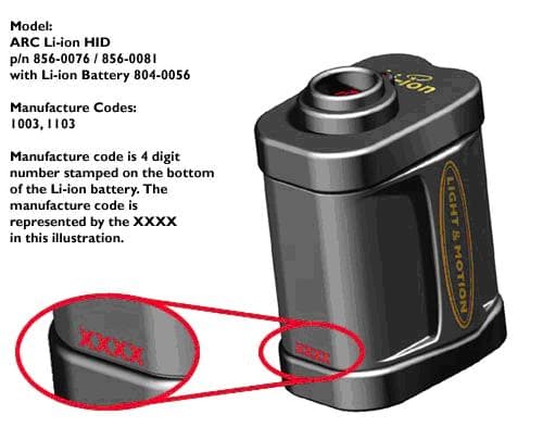 ARC Lithium-Ion Bicycle Light Batteries - Image 1