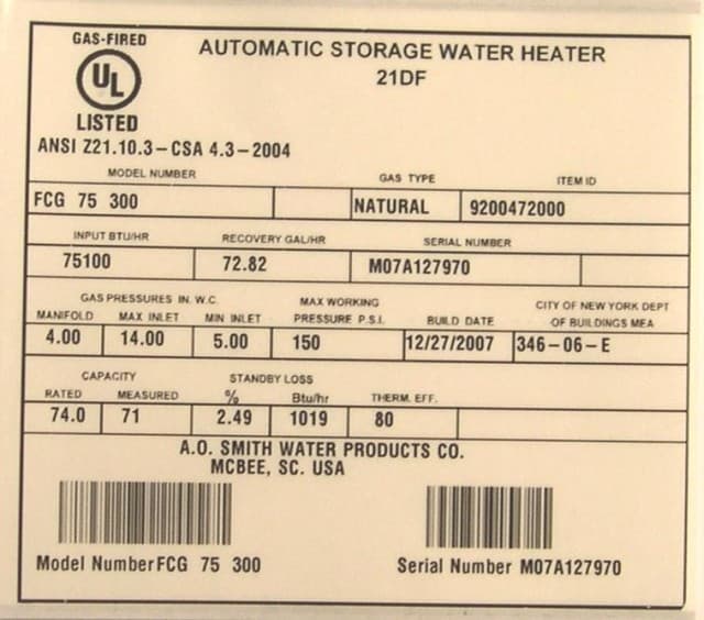Natural and Propane Gas Water Heaters - Image 2