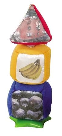 Soft Blocks Tower Toys (on Graco® Baby Einstein® discover and play™ Activity Centers) - Image 1